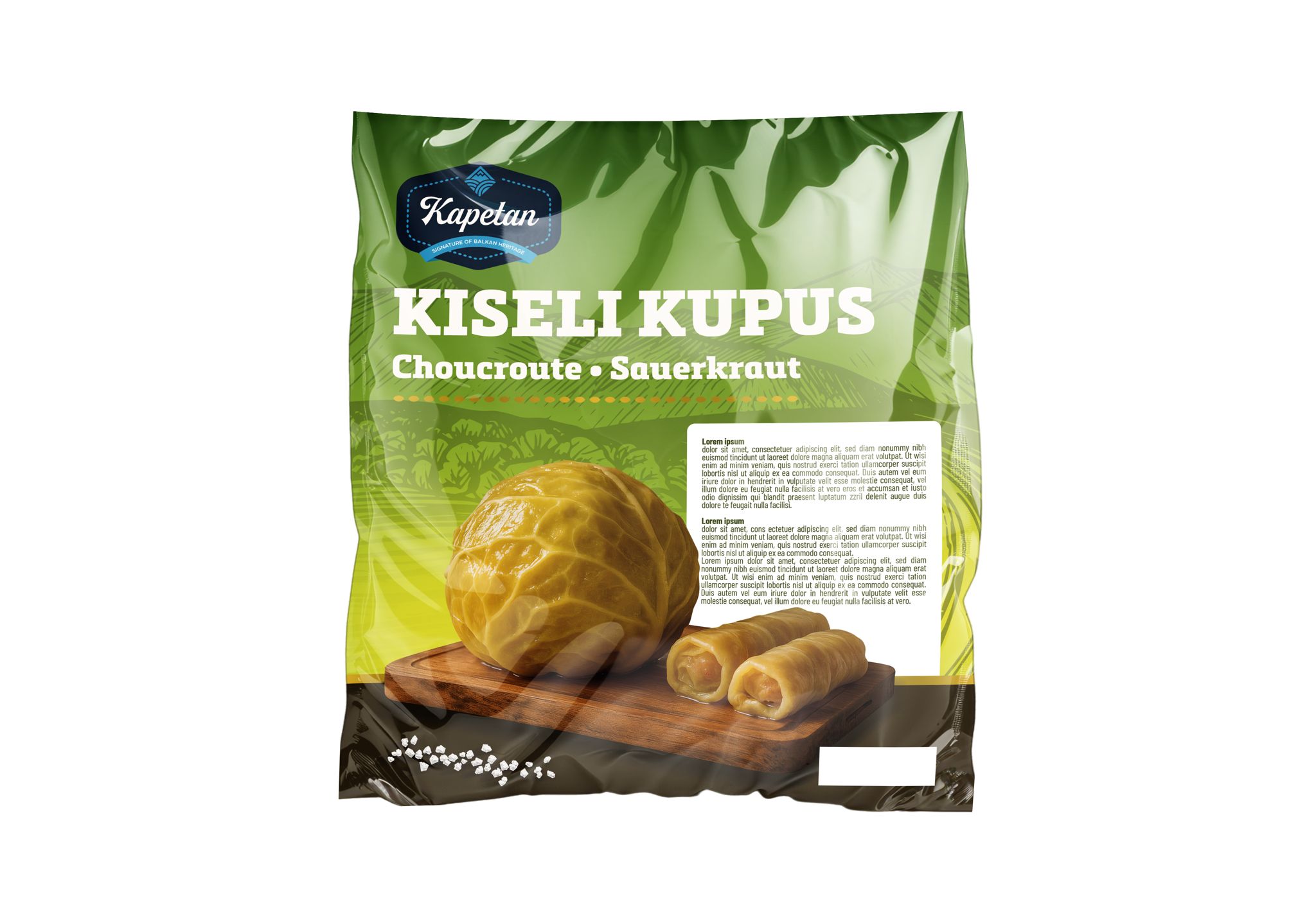 Choux sous-vide KAPETAN 1 kg (à garder au frais)